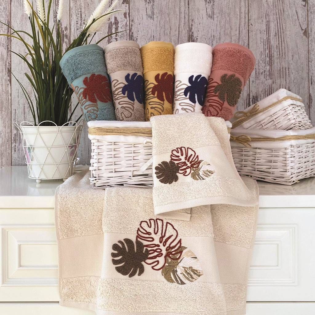 Seravia Towel Set 70% Bamboo 30% Cotton 6 Pcs